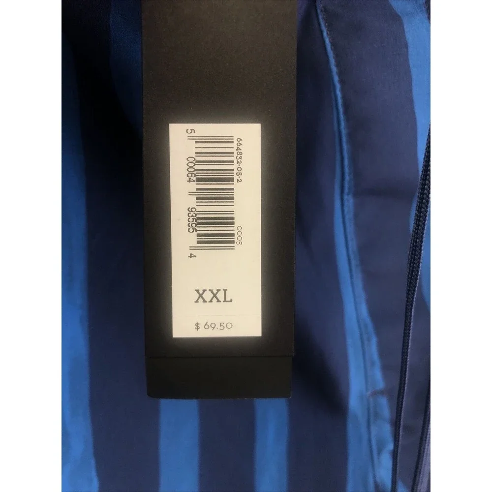 NEW Banana Republic‎ Men’s Print Hybrid Shorts - Blue Stripe - XXL